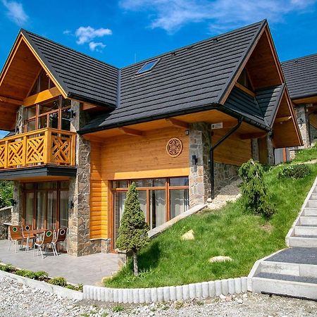 Tatrzanskie Echo Domki Regionalne Z Dwoma Lazienkami, Placem Zabaw I Przepieknym Widokiem Na Tatry Villa Zakopane Exteriör bild