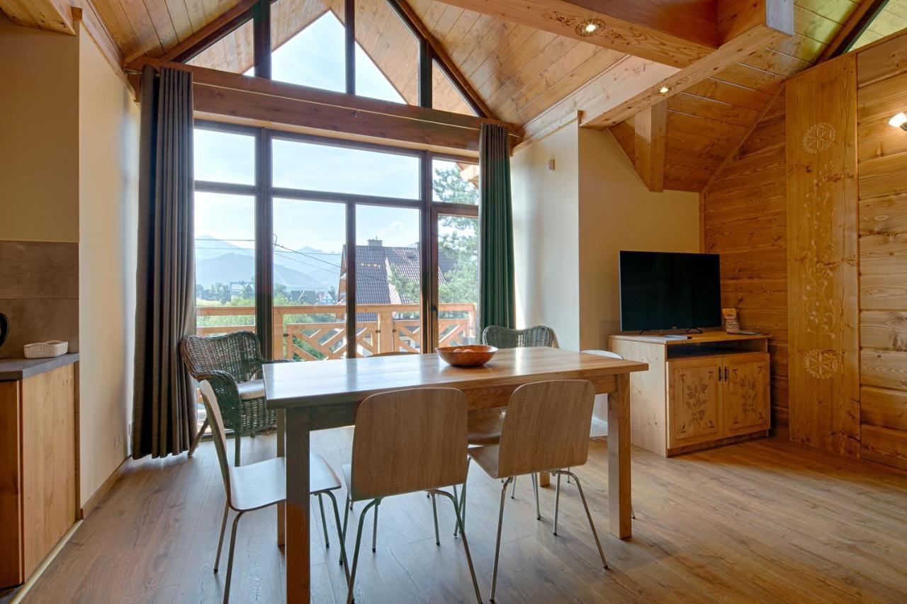 Tatrzanskie Echo Domki Regionalne Z Dwoma Lazienkami, Placem Zabaw I Przepieknym Widokiem Na Tatry Villa Zakopane Exteriör bild
