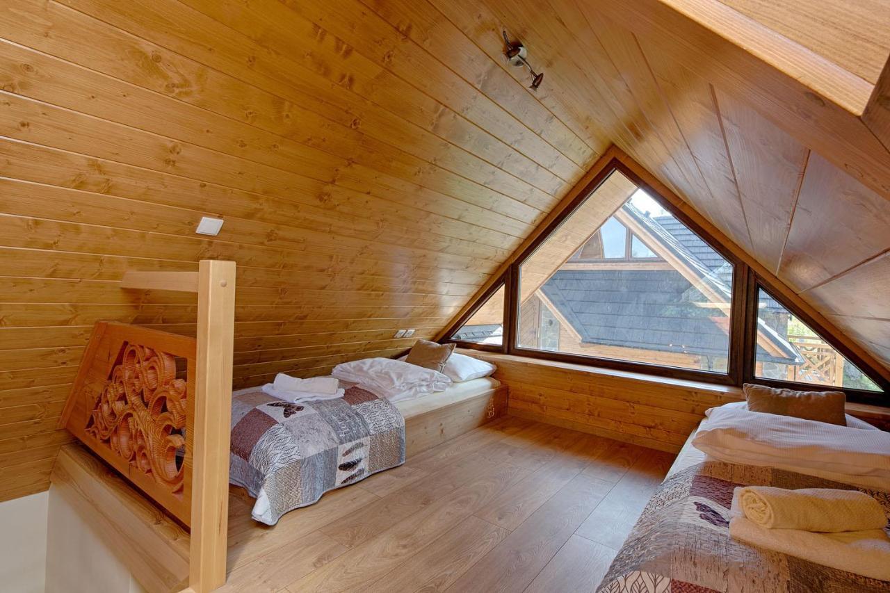 Tatrzanskie Echo Domki Regionalne Z Dwoma Lazienkami, Placem Zabaw I Przepieknym Widokiem Na Tatry Villa Zakopane Exteriör bild
