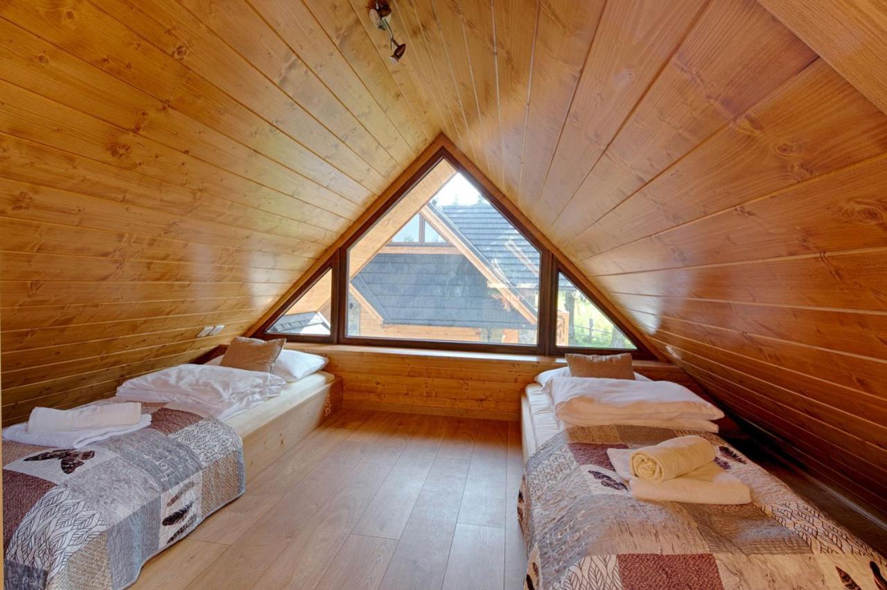 Tatrzanskie Echo Domki Regionalne Z Dwoma Lazienkami, Placem Zabaw I Przepieknym Widokiem Na Tatry Villa Zakopane Exteriör bild