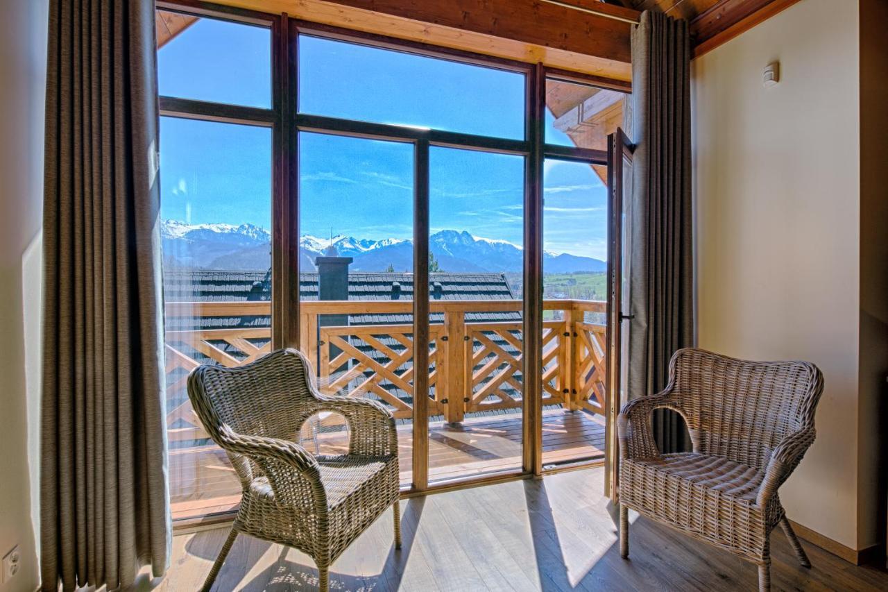 Tatrzanskie Echo Domki Regionalne Z Dwoma Lazienkami, Placem Zabaw I Przepieknym Widokiem Na Tatry Villa Zakopane Exteriör bild